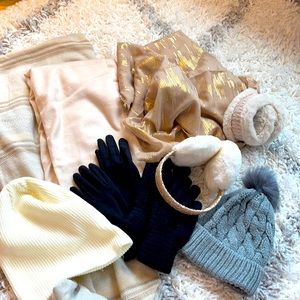 Winter set! Scarfs, gloves, hats